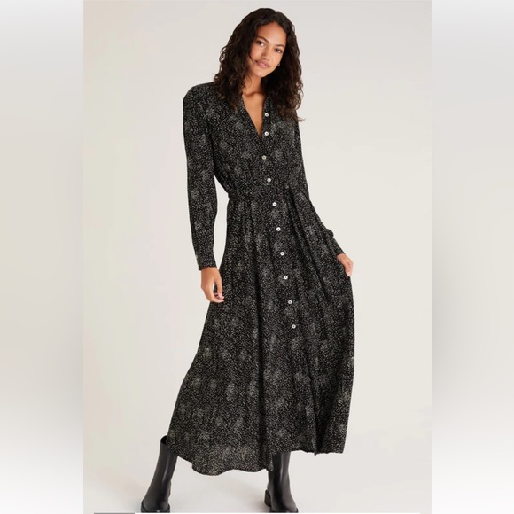 Z Supply Dresses & Skirts - Z Supply Phoenix Dot Midi Dress L New NWT